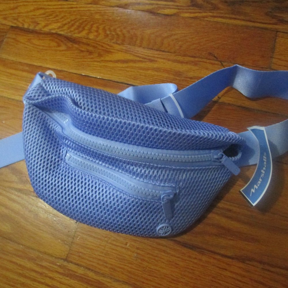 NWT GAIAM Mesh Commuter Waist Pack fanny pack adjustable Color blue/purple
